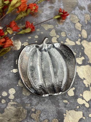 Cast Aluminum Pumpkin Dish