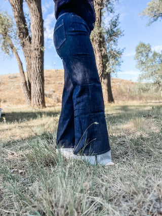 Brooke Palazzo Denim with Cuff