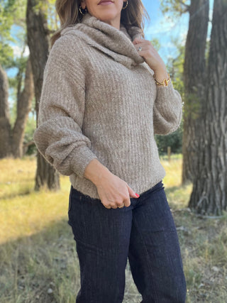 Drama Funnel Neck Sweater