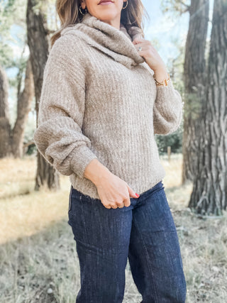 Drama Funnel Neck Sweater