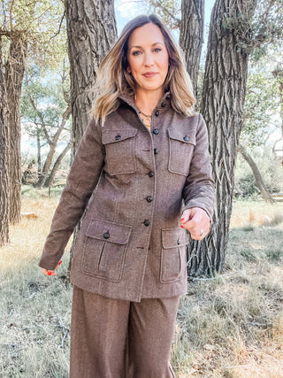 Funnel Neck Field Jacket