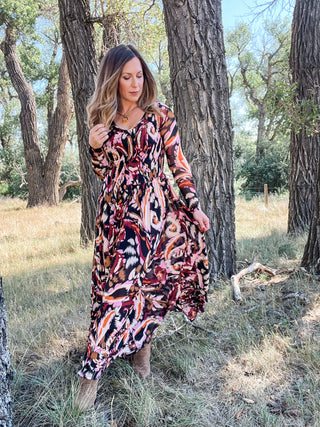 2 Ways Dress with Smocked Body + Thumb Hole