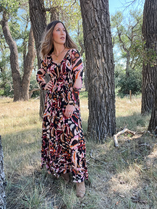 2 Ways Dress with Smocked Body + Thumb Hole
