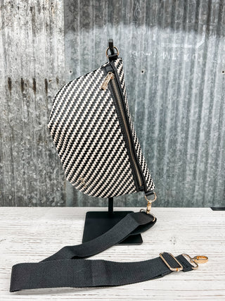 Diagonal Woven Westlyn Bum Bag