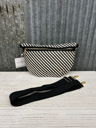 Diagonal Woven Westlyn Bum Bag