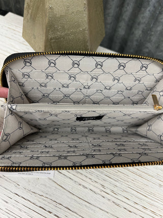 Lennie Large Zip Woven Wallet