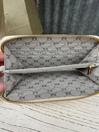 Lennie Large Zip Woven Wallet