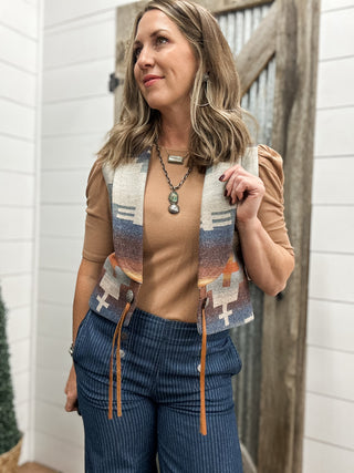 Dakota Western Wool Vest