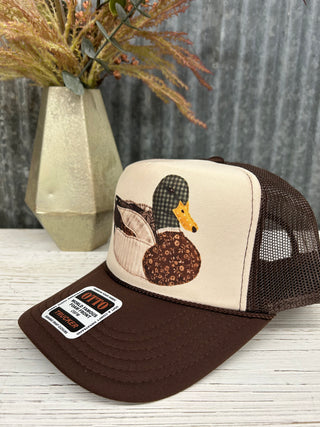 Granny's Faux Patchwork Mallard Trucker Hat