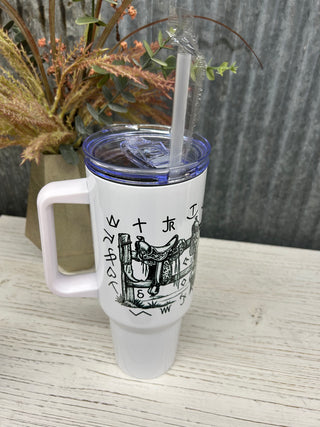 Saddle Wild West Tumbler