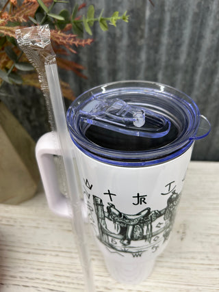 Saddle Wild West Tumbler