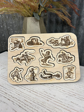 Western Kids Cowboy Puzzle