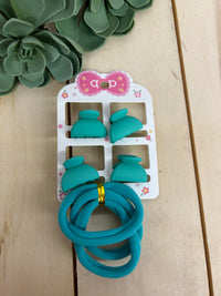Kids Mini Hair Clip/Hair Tie Set