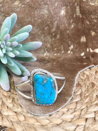 Large Stone Kingman Cuff