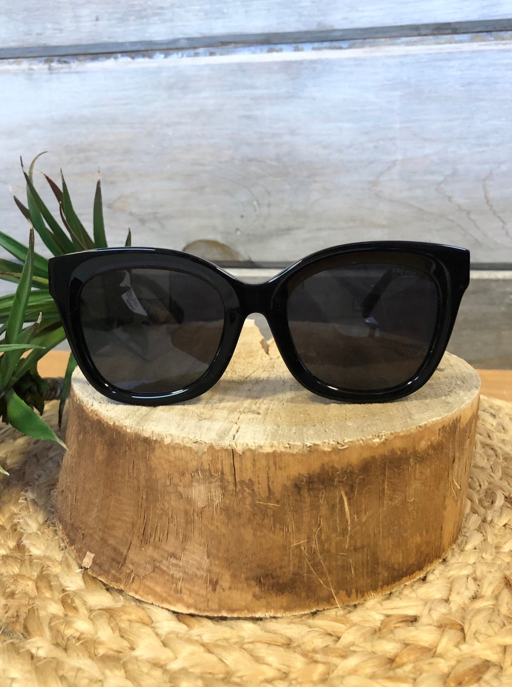 Naples Black Tortoise Cat Eye Sunglasses
