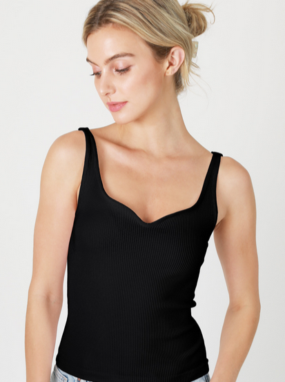 NikiBiki Ribbed Sweetheart Tank Top – Allure Boutique WY