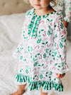 Reindeer Girls Lace Gown with Bloomers