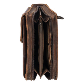 Bandera Quickdraw Crossbody Wallet - Chocolate