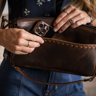 Bandera Shoulder Bag - Chocolate