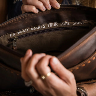 Bandera Shoulder Bag - Chocolate