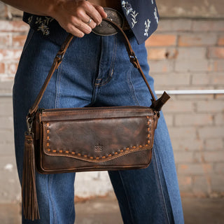 Bandera Shoulder Bag - Chocolate