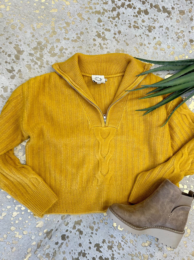 Saffron Yellow Sweater
