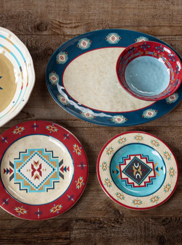 Spirit Valley Melamine Salad Plates - Set of 4