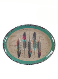 Feather Melamine Serving Platter