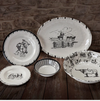 Ranch Life Melamine Dinner Plates - Set of 4