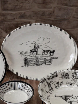 Ranch Life Melamine Serving Platter