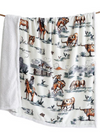 Ranch Life Western Toile Campfire Throw