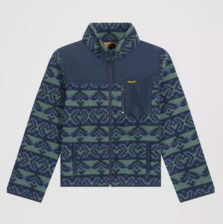 Boys Dark Forest Sherpa Zip Up Jacket