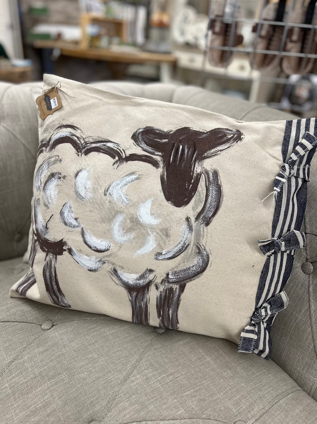 Sheep Painted Pillows