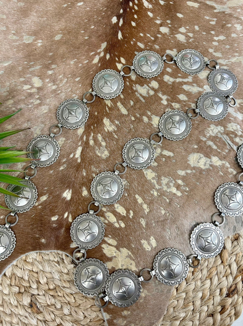 Silver sales diamond belt