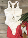 Sleeveless Basic Scoop Tank Bodysuit