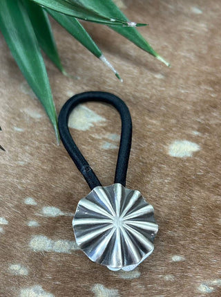 Sunburst Concho Hair Tie