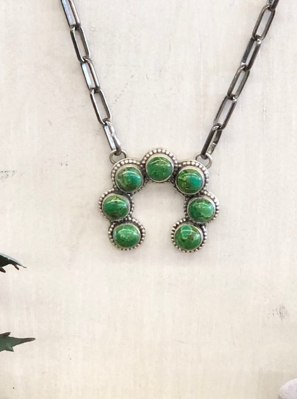 Verde Naja Paperclip Necklace