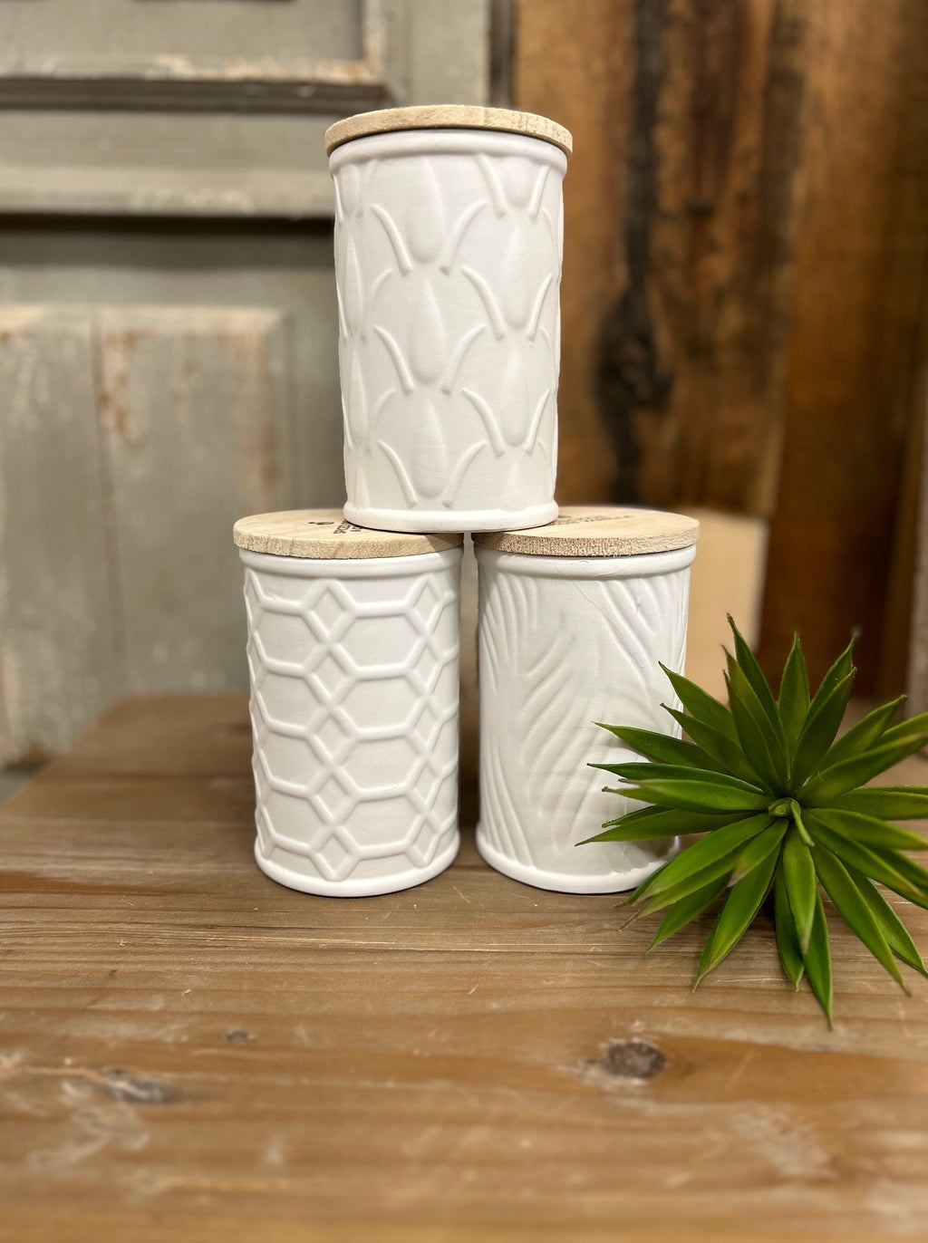 White Collection Candles Round Tall - 12 Oz.