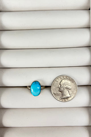 Turquoise Round Ring 6