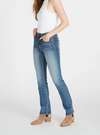 Ace High Rise Straight Medium Wash Jean