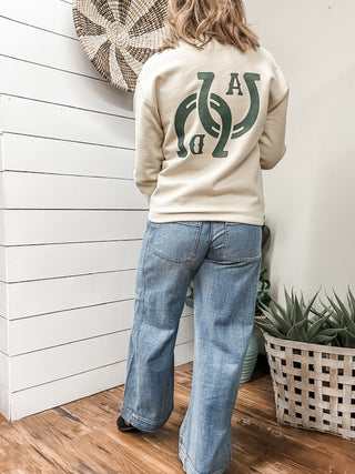 AD Horseshoe Crewneck Sweatshirt - Allure Boutique WY