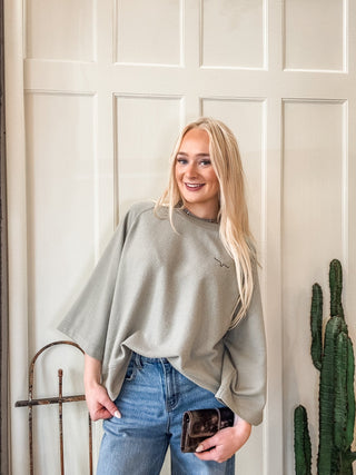 Addy 3/4 Sleeve Top - Allure Boutique WY