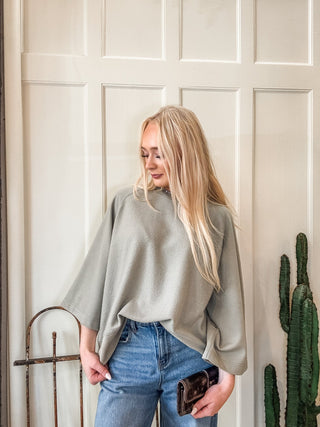 Addy 3/4 Sleeve Top - Allure Boutique WY