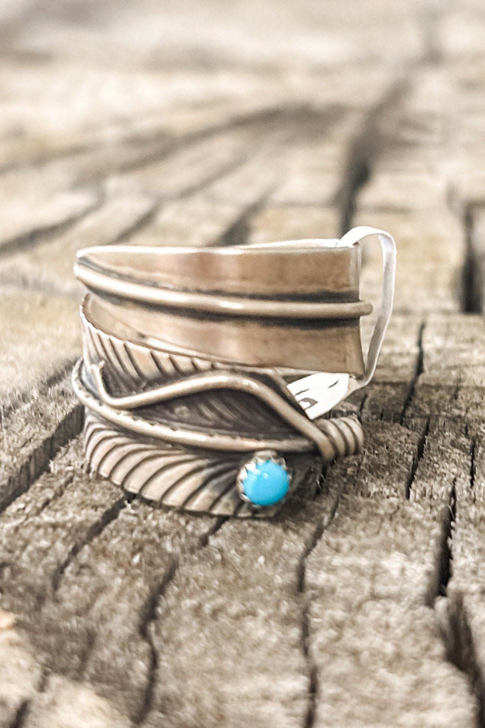 Adjustable Feather Ring - Allure Boutique WY