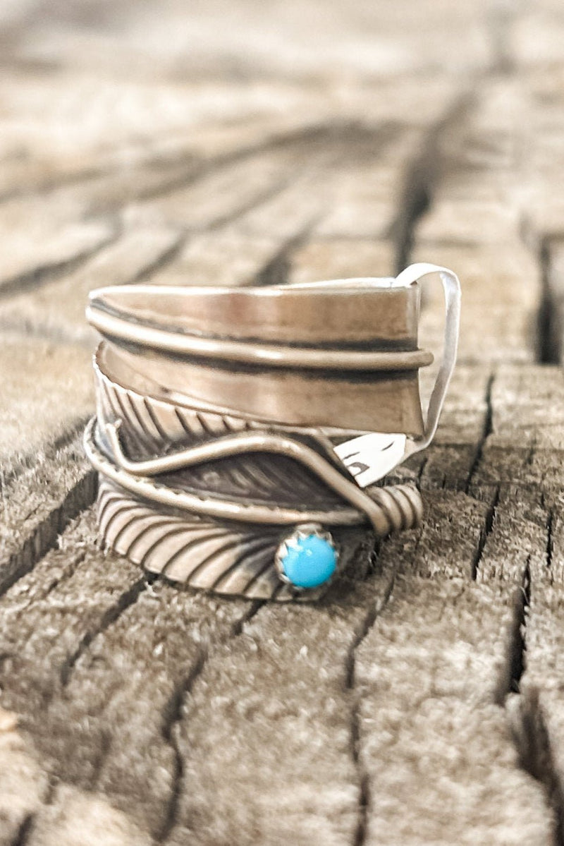 Adjustable Feather Ring - Allure Boutique WY