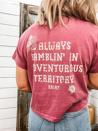 Always Ramblin Graphic Tee - Allure Boutique WY