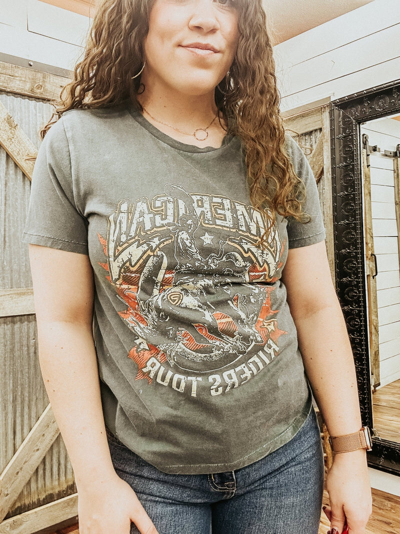 American Riders Graphic Tee - Allure Boutique WY