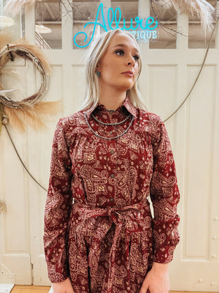 Antique Paisley Sahara Dress - Allure Boutique WY