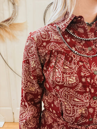 Antique Paisley Sahara Dress - Allure Boutique WY