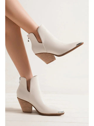 Antonia Cutout Bootie + Metal Toe - Allure Boutique WY